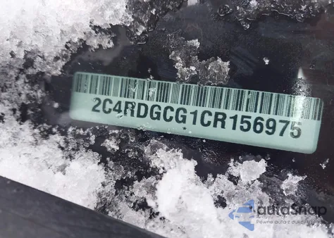 2012 Dodge Grand Caravan Sxt из США, поврежденный, VIN 2C4RDGCG1CR156975